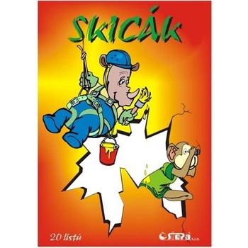 Skicák A4 20 listov