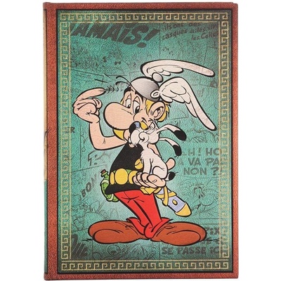 Paperblanks Тефтер Asterix the Gaul, Midi, широки редове, тв (1570181052)