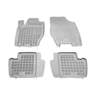 Rezaw-Plast Гумени стелки за citroen c4 i / ii (2004-2018) / peugeot 307 (2001-2008) - тип леген с пожарогасител - сиви