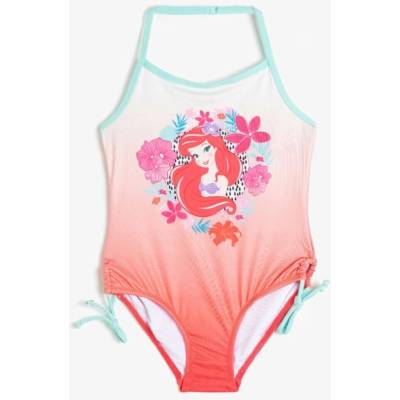 Koton Disney Licensed Ariel Printed Swimsuit biela ružová