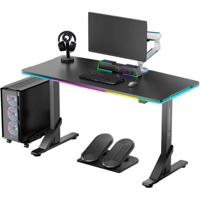 Ultradesk Гейминг бюро Ultradesk - IRON, черно (UDESK-IR-BKA/BKB)