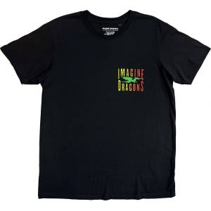 Imagine Dragons Double Dragons Pocket (Back Print) Black M Риза (IMDRTS24MB02)