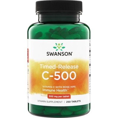 Swanson Vitamin C 500 mg Pufrovaný 250 tablet