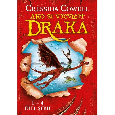 SET Ako si vycvičiť draka 1.- 4. diel série - Cressida Cowell