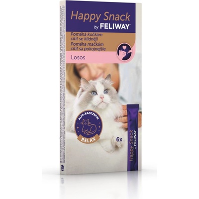 Feliway Happy Snack Losos 6 x 15 g