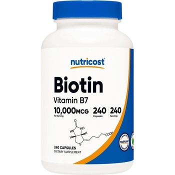 Image 1 of Nutricost Biotin (Vitamin B7) 10 000 g [240 капсули]