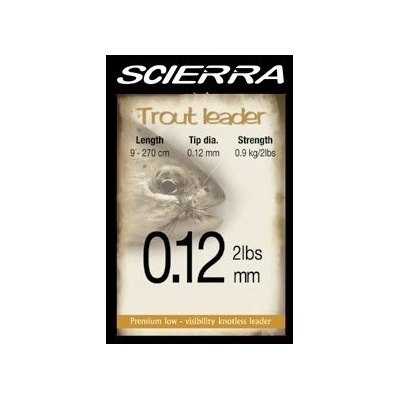 Scierra The Trout Leader 2,7 m 0,16 mm 4 lb