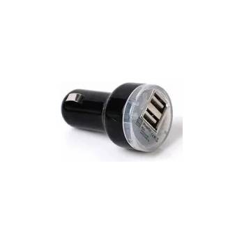 Image 1 of Универсално, USB зарядно, за кола, с 2 порта 1000mA