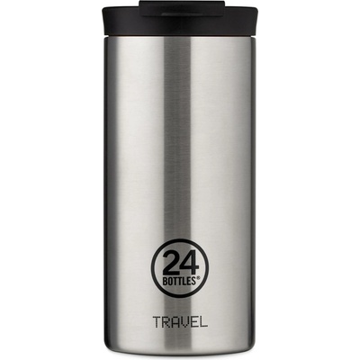 24Bottles Termální hrnek Travel Tumbler Basic 600 ml stříbrný