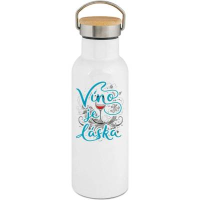 123TRIKO termoska Víno je láska, V2 500 ml vtipné