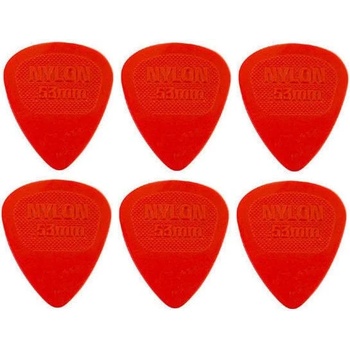 Image 1 of Dunlop 443R 0.53 Nylon Midi Standard 6 Перце за китара (443R53-6PACK-SET)
