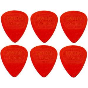 Dunlop 443R 0.53 Nylon Midi Standard 6 Перце за китара (443R53-6PACK-SET)