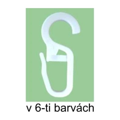 URBÁNEK Garnýže - záclonový háček Baroko - Třešeň