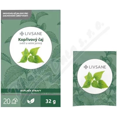 LIVSANE čaj žihľavový 20 x 1,6 g