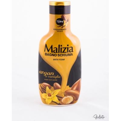 Malizia Argan & Vaniglia Vellutante pěna do koupele 1 l – Zboží Dáma