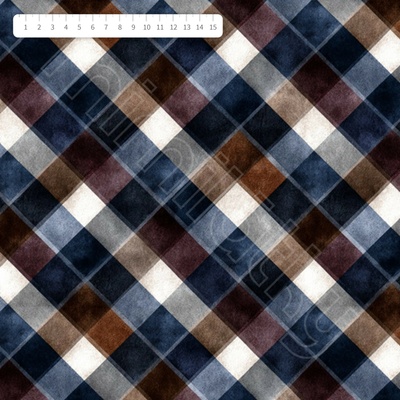 Tartan v tmavých tónech teplákovina by MIMI [supreme]