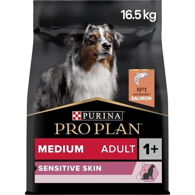Purina Pro Plan Medium Adult Sensitive Skin losos 16,5 kg