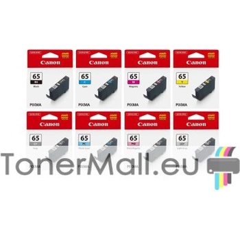 Canon Комплект 8 бр. мастилени касети Canon CLI-65 Black, Cyan, Magenta, Yellow, Grey, Light Grey, Photo Magenta, Photo Cyan