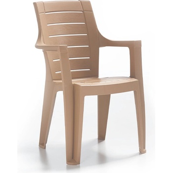 Novussi NOVUSSI-Стол с подлакътник "ELEGANCE WOOD" 62x57xh88cm 2 цвята (0142417)