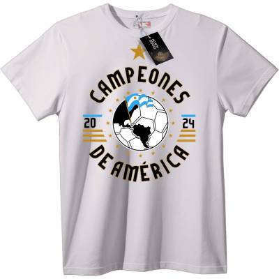 NOONEBRAND Тениска Чемпиони на Америка - 2XL, White