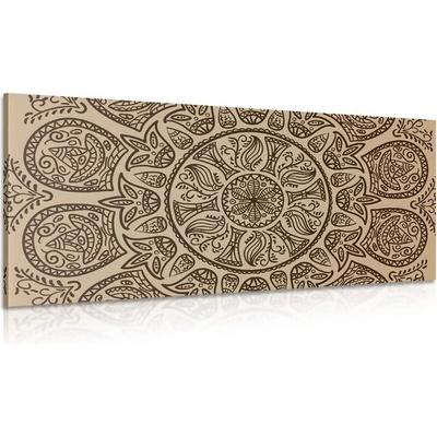 Obraz Mandala s abstraktním přírodním vzorem - 120x60