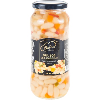 Image 1 of CHEF IS бял боб със зеленчуци, сварени - 540 гр
