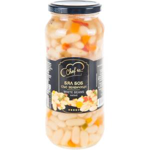 CHEF IS Бял боб със сварени зеленчуци 540 гр