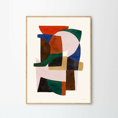 Moikka Plagát Blue Lady by Stine Belden Røed 70x100cm