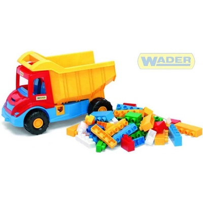 Wader Auto plastové multitruck set s kostkami 32330