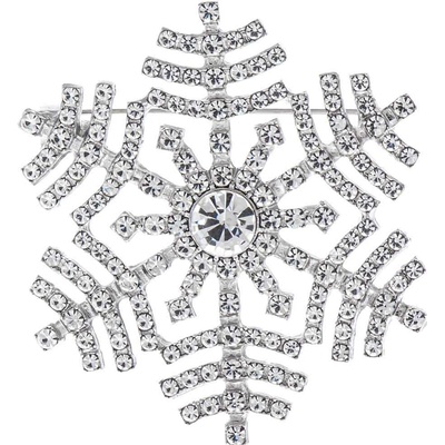 Biju Brož vločka se zirkony 9002099-1 – Zboží Mobilmania