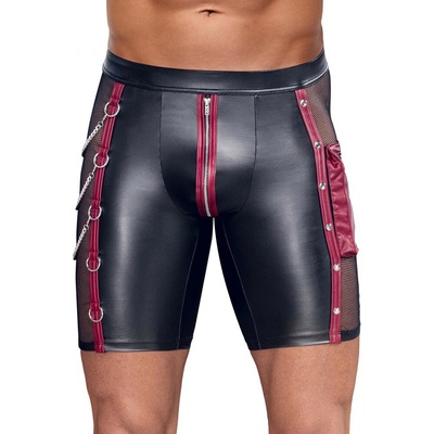 NEK Tight-fitting Cool Matte Look Pants 2133539 Black-Red – Sleviste.cz