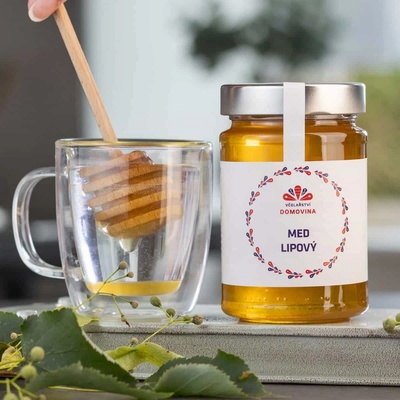 Včelařství Domovina Med lipový 400 g – Sleviste.cz