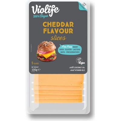 Violife plátky s příchutí Cheddar 100 g – Sleviste.cz