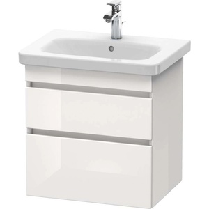 Duravit DuraStyle - Шкафче за умивалник 61x58x45 см, 2 чекмеджета, лъскаво бяло DS648002222 (DS648002222)