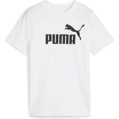 Puma ESSENTIALS N0. 1 LOGO TEE B Bílá Černá – Zboží Dáma