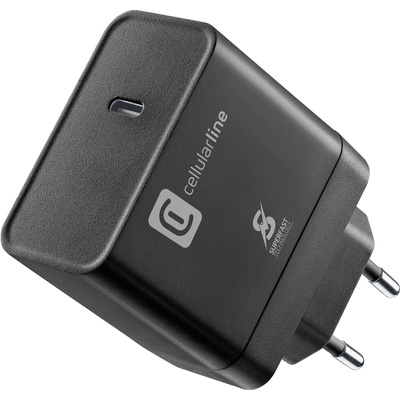 Cellularline Зарядно Ultra Power Delivery 220V USB-C 65W