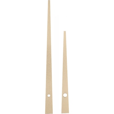 Kovové hodinové ručičky B27 (137 mm, 92 mm) - zlaté - Ručičky hodinové B27 pár zlaté