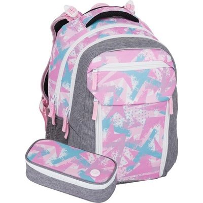 Bagmaster PORTO 24 B batoh ružovo-modrý
