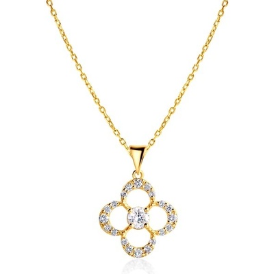 Savicki Náhrdelník žlté zlato, diamanty SAVMAYN-LBR-448