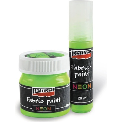 Farba na textil 20 ml neon zelená