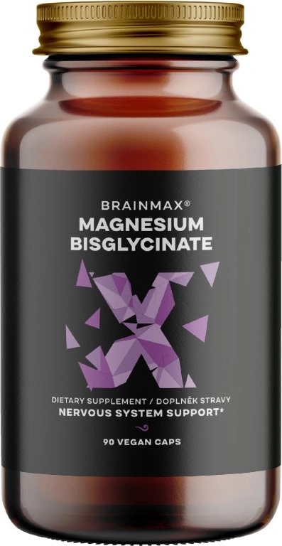 BrainMax Magnesium Bisglycinate, 90 растителни капсули