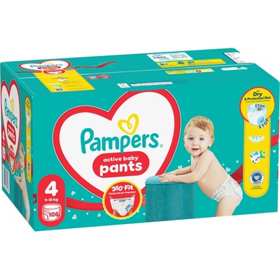 Pampers Active Baby 4 108 ks