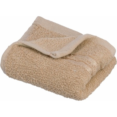 Casa Selección Simple béžový froté bavlnený uterák 30 x 50 cm