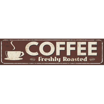 Ceduľa Coffee Freshly Roasted