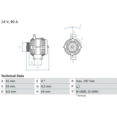 generátor BOSCH 0 986 048 771