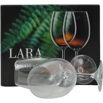 Crystalex Sklenice na víno LARA 6 x 450 ml