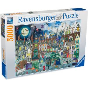 Ravensburger Пъзел Ravensburger от 5000 части - Фантастичната улица (17399)
