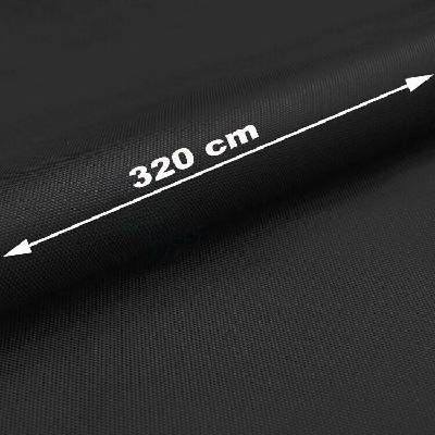 Vodu odpuzující oxfordová látka s teflonovou úpravou, 165 g/m², šíře 320 cm, černá