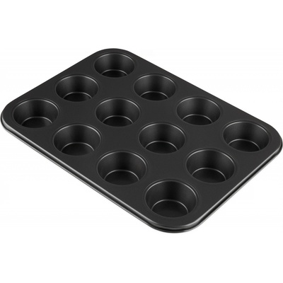 MagicHome Forma na 12 muffinů plech 35x26,5x3 cm