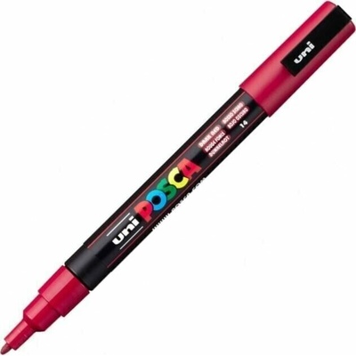 Uni Posca PC-3M tmavočervená